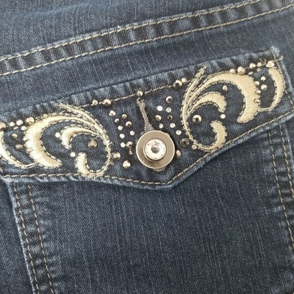 Christopher and Banks Blingy Jeans. Size 10. - Picture 7 of 13